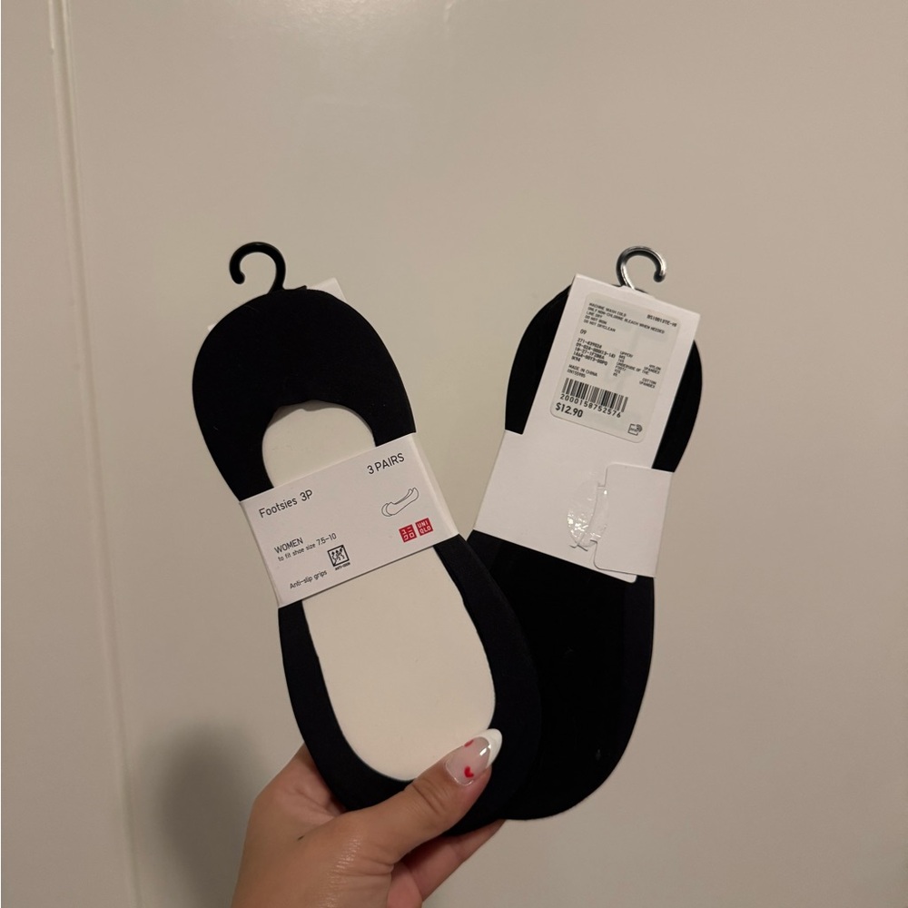 Uniqlo Black Low-Cut Socks Set